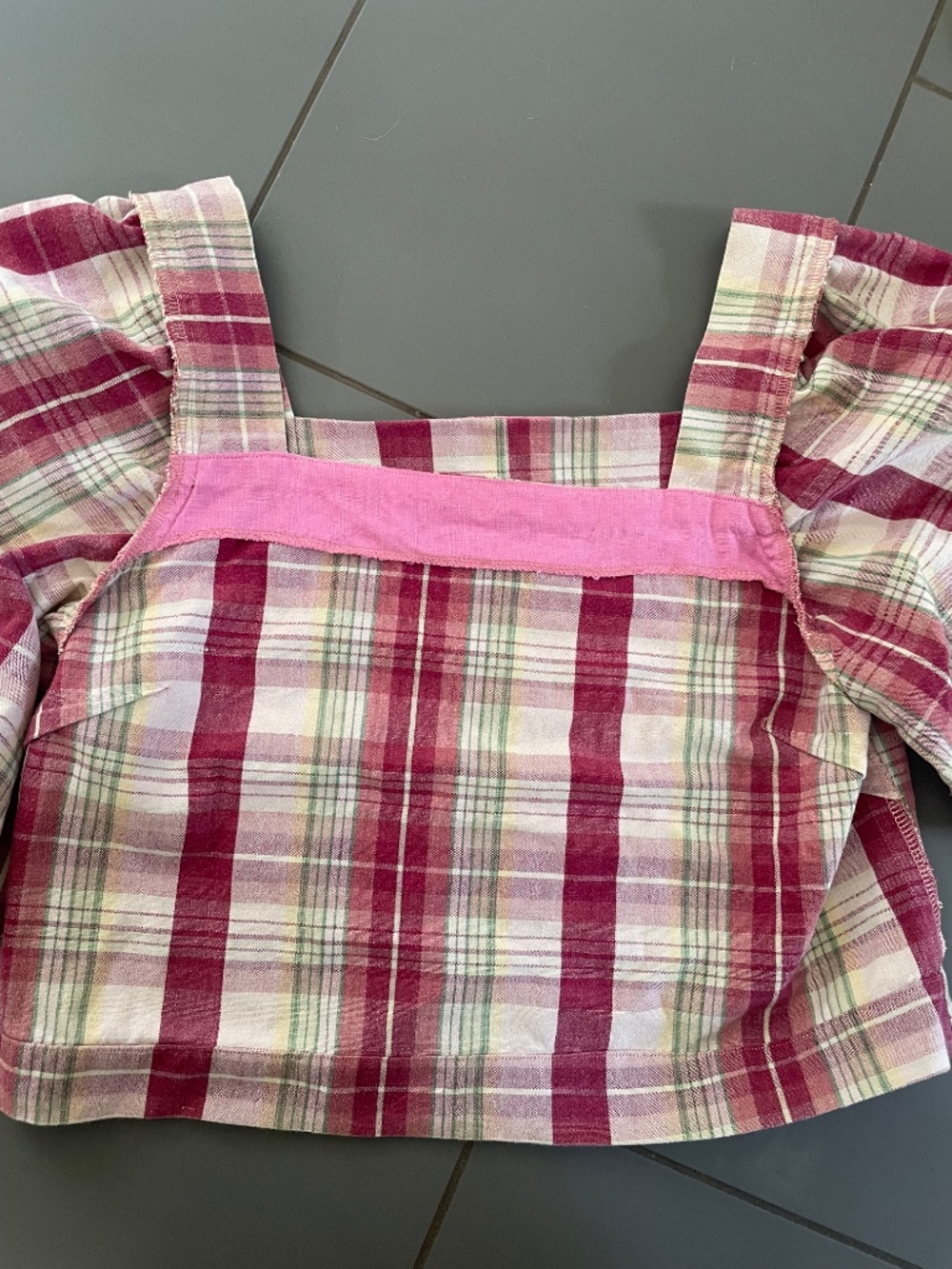 plaid top - Picture 4 of 4